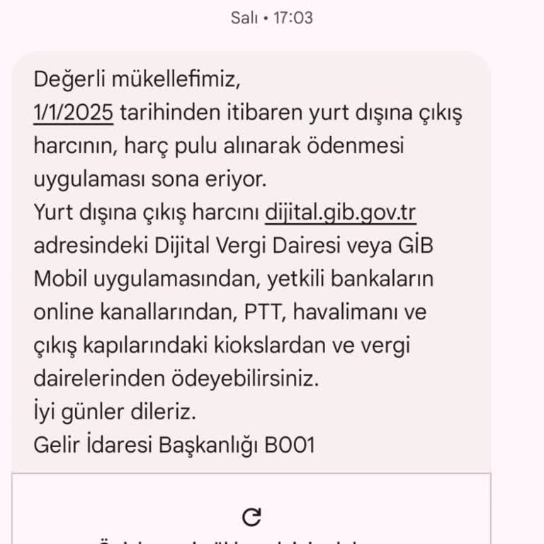 18 Yaş Altındaki Çocuğa Gelen Vergi Mesajı Hakkında Belirsizlik