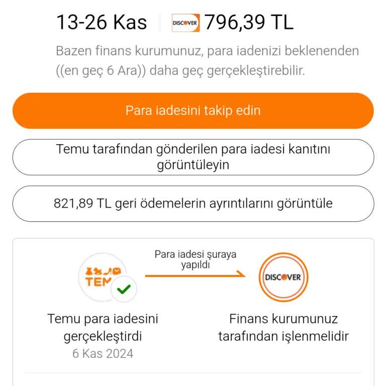 Para İadesi Karmaşası: Temu Ve Banka Arasında Sıkışan Müşteri