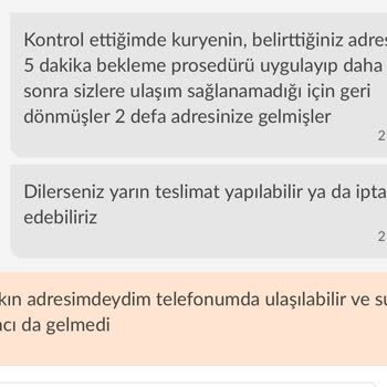 Su Siparişlerinde Yaşanan Mağduriyet
