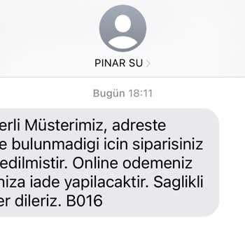 Su Siparişlerinde Yaşanan Mağduriyet