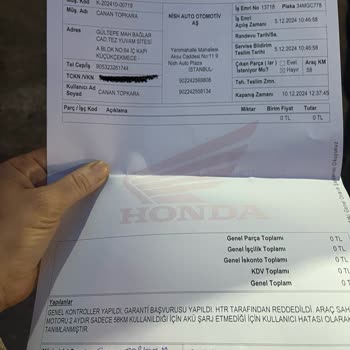 Honda Activa 125: Yeni Motorun Sürekli Çalışmama Sorunu