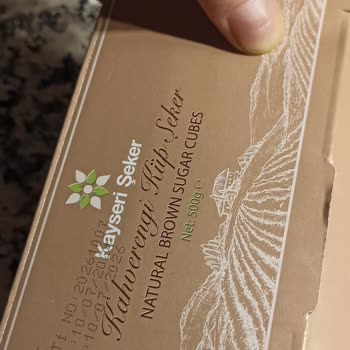 Kayseri Şeker Esmer Küp Şeker Hayal Kırıklığı!