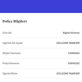 Bilgim Dışında Kesilen Sigorta Ücreti