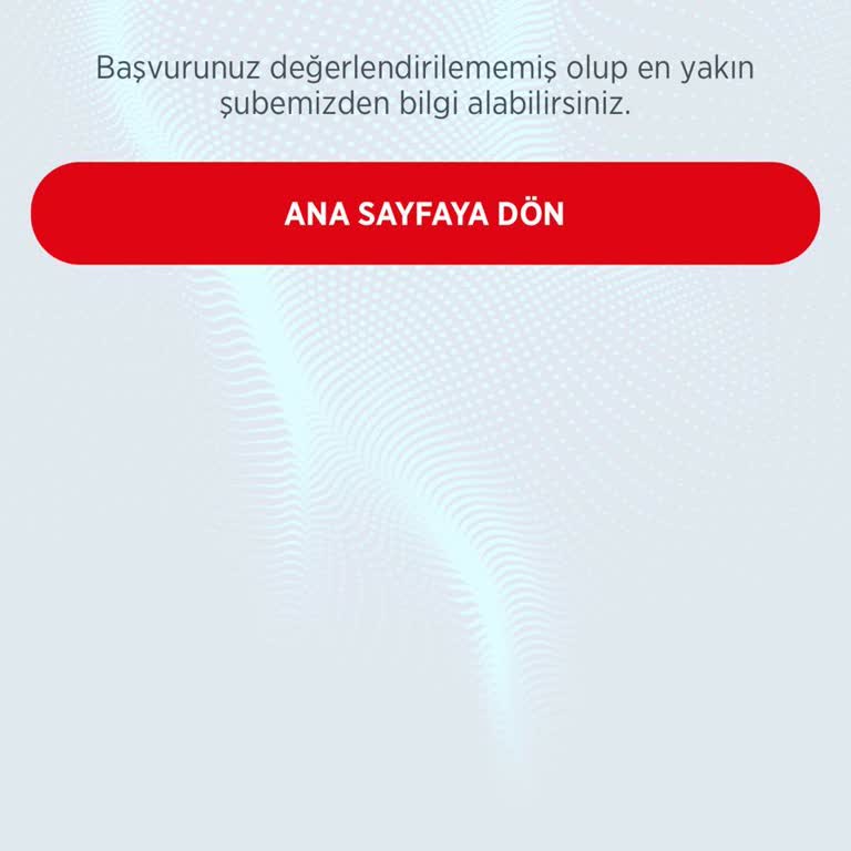 Ziraat Bankası'ndan Kredi Kartı Başvurumun Reddedilmesi