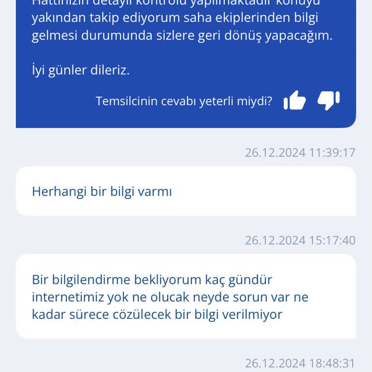 TurkNet İnternet Kesintisi Ve İletişim Sorunu