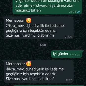 Yanlış Ürün Gönderimi Ve İletişim Sorunu