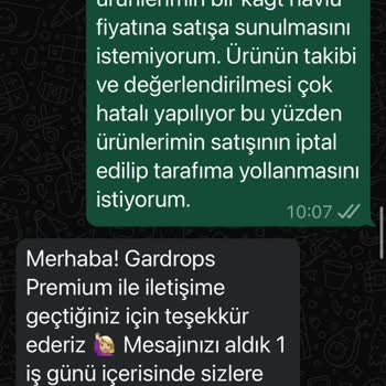 Gardrops Ürün İade Sorunu