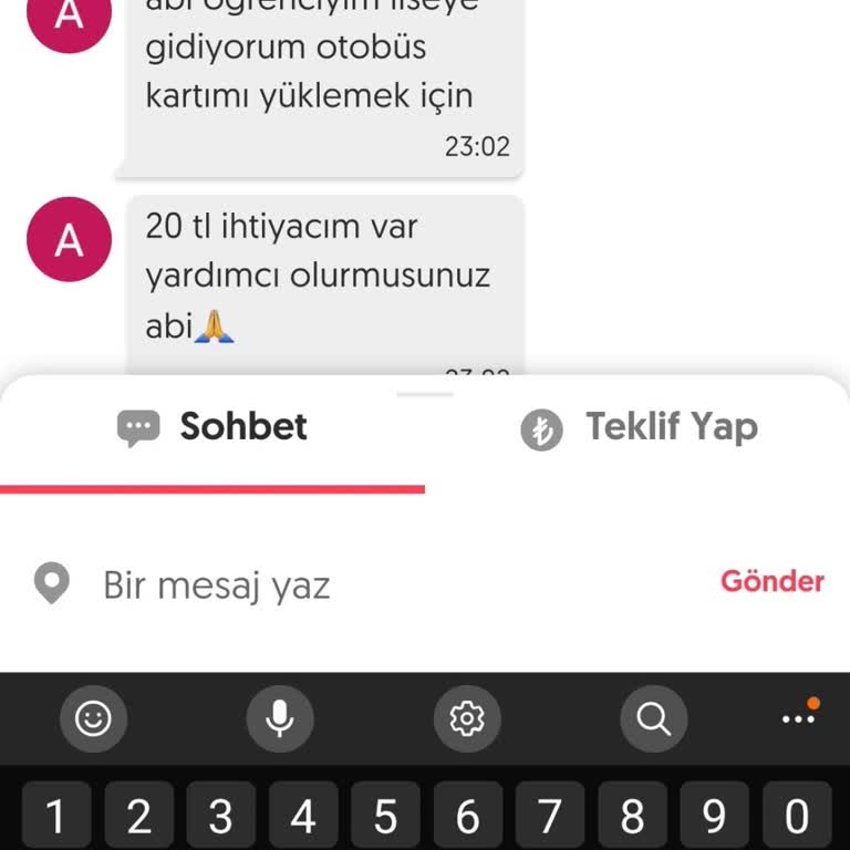 Letgo'da Sürekli Gelen Mesaj Sorunu