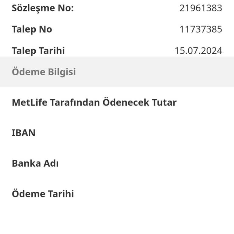 Metlife Türkiye Emeklilik Cayma Talebi Sorunu