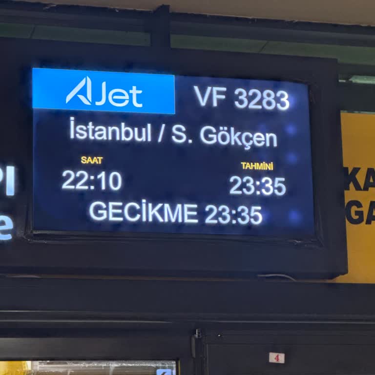 Anadolu Jet Uçuşunda Uzun Süreli Gecikme
