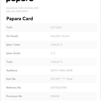 Yetkisiz Kart Çekimi Ve İade Sorunu