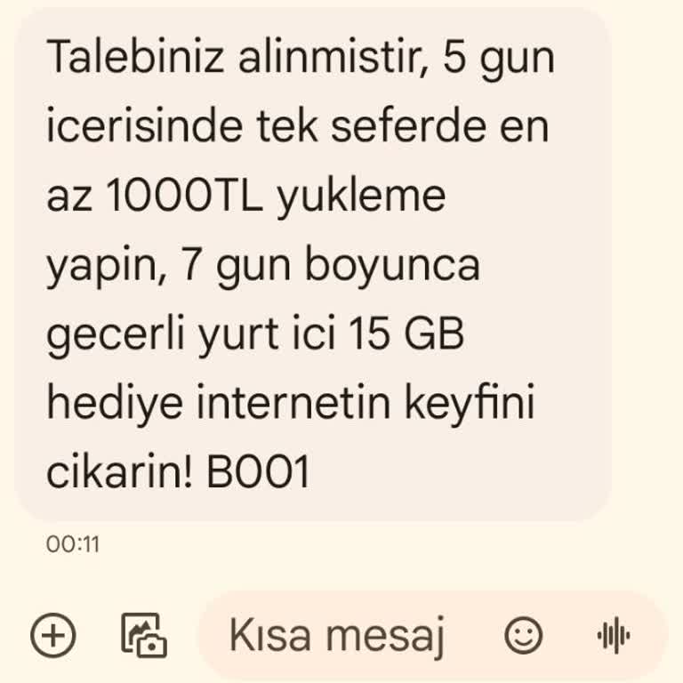 Türk Telekom Kampanya Sorunu