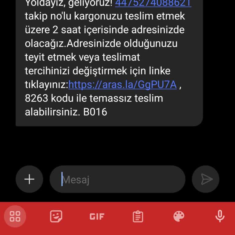 Adres Yetersizliği Nedeniyle Teslim Edilmeyen Kargo
