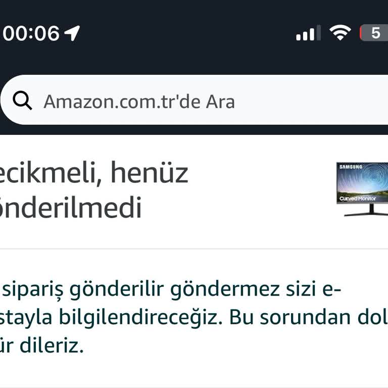 Prime Üyelik Teslimat Sorunu
