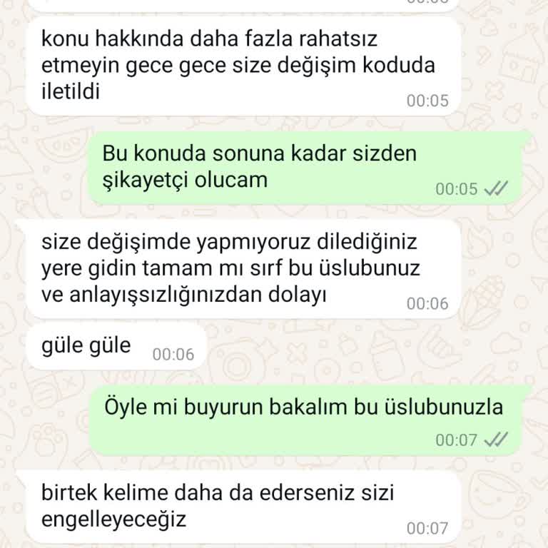 Kaba Ve Saygısız Hizmet Deneyimi
