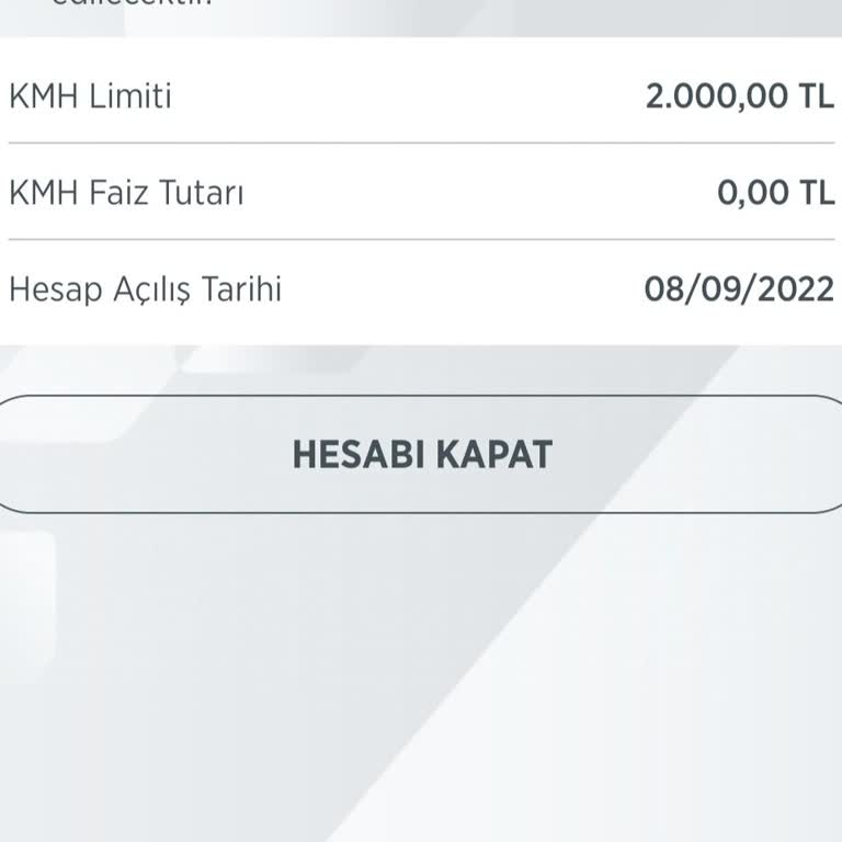 KMH Hesabındaki Limit Sorunu Çözülmüyor