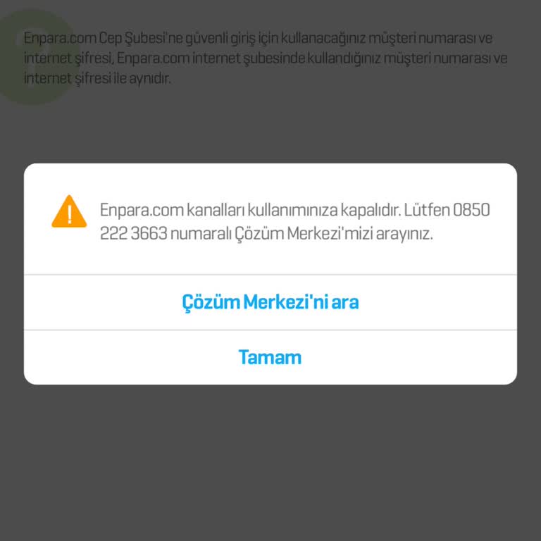 Enpara Hesabım Bloke Edildi, Acil Çözüm Bekliyorum