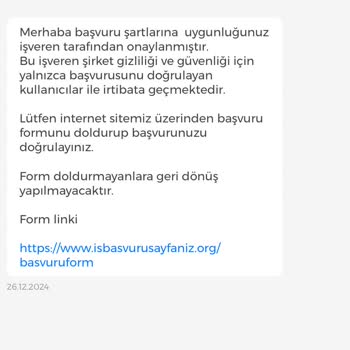 İş Başvurusunda Güvenlik Endişesi Ve Kişisel Bilgi Paylaşımı