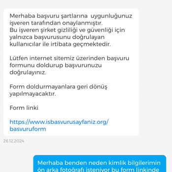 İş Başvurusunda Güvenlik Endişesi Ve Kişisel Bilgi Paylaşımı