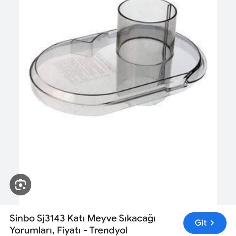 Sinbo Meyve Sıkacağı Kapak Sorunu