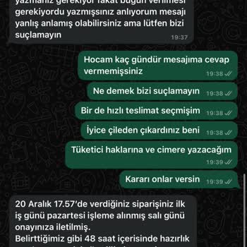 Siparişimde Yaşadığım Teslimat Sorunu Ve İletişim Eksikliği