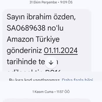 Amazon TR Ve Kolay Gelsin Kargo İle Teslimat Sorunu