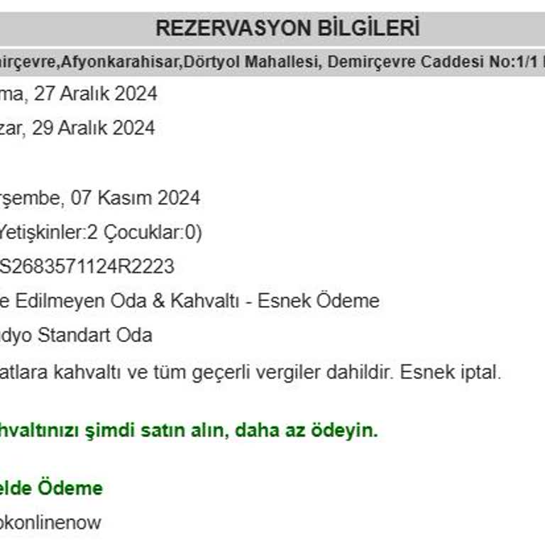 Beklenmedik Ücret Talebi ve Müşteri Tepkisi