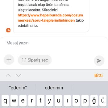 Yanlış Ürün Gönderimi Ve Bilgi Dışı İptal Edilen Değişim