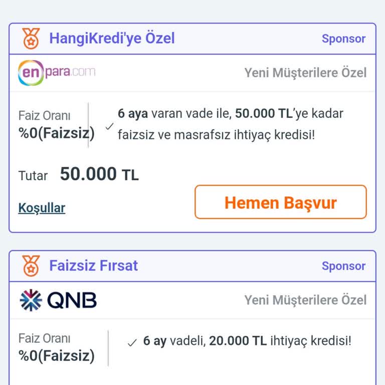 Enpara'nın Sıfır Faizli Kredi Kampanyası Hayal Kırıklığı