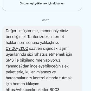 Vodafone Veri Tüketiminde Ani Artış Sorunu