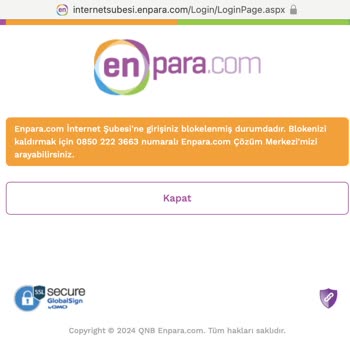Enpara Hesabı Bloke Edildi, Çözüm Süreci Belirsiz Ve Yavaş