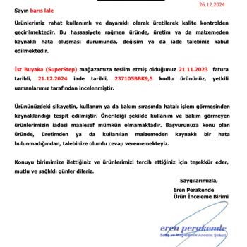 SuperStep'ten Beklenmedik Garanti Hayal Kırıklığı