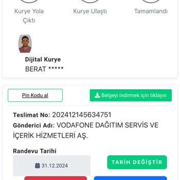 Vodafone Numara Taşıma Sürecinde Tekrarlanan Kurye Sorunları