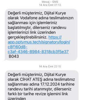Vodafone Numara Taşıma Sürecinde Tekrarlanan Kurye Sorunları