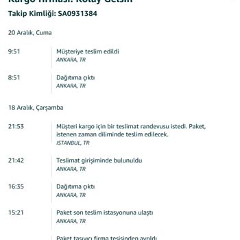 Yanıltıcı İptal Ve Kötü Kargo Deneyimi