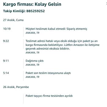 Yanıltıcı İptal Ve Kötü Kargo Deneyimi