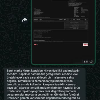 ECA Klozet Kapak Sararması Ve Yetersiz Servis Desteği