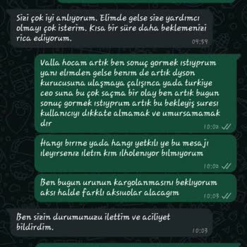 Dyson Siparişi: Geciken Teslimat Ve Yetersiz Müşteri Hizmetleri