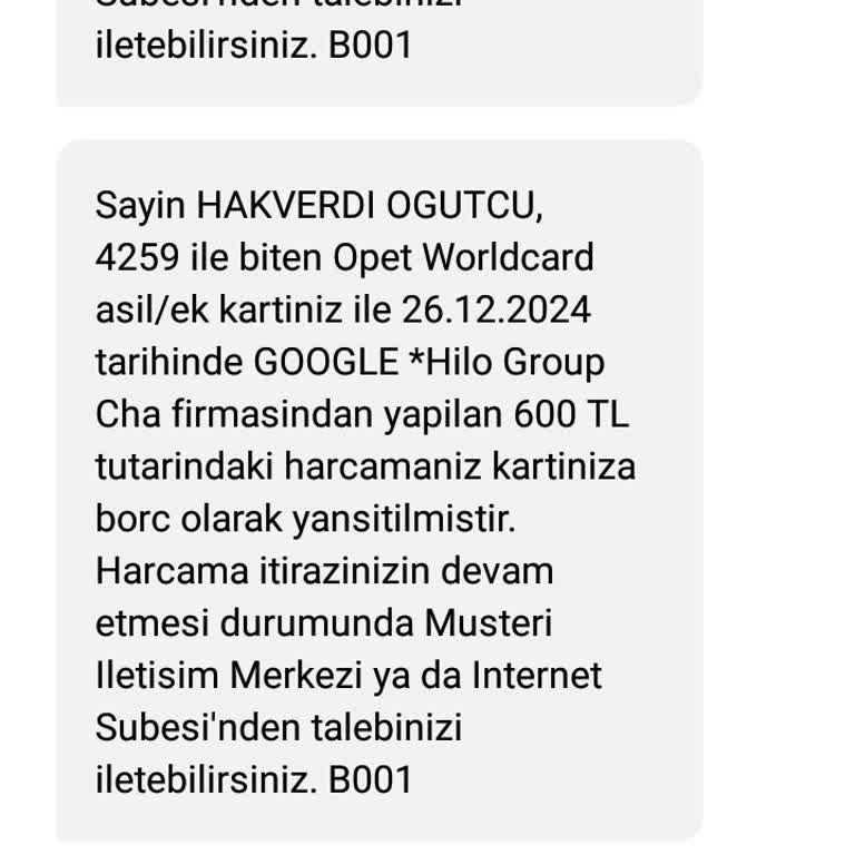Banka Müşteri Destek Eksikliği Ve Kart Güvenliği Sorunu