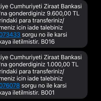 Yanlış EFT-FAST İşlemi Sonrası Para İadesi Beklentisi