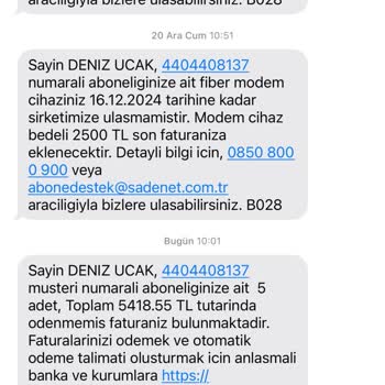İptal Edilmeyen Abonelik Ve Yanıtsız Talepler