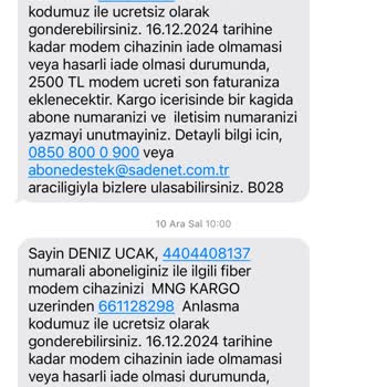 İptal Edilmeyen Abonelik Ve Yanıtsız Talepler