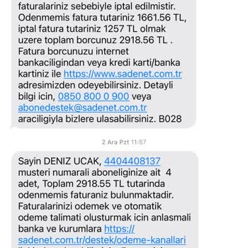 İptal Edilmeyen Abonelik Ve Yanıtsız Talepler