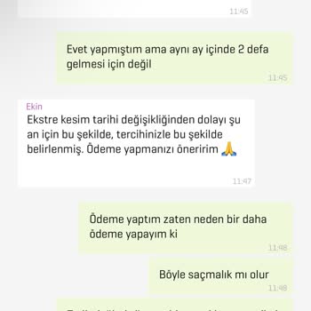 Enpara'da Ekstre Tarihi Ve Ödeme Sorunu