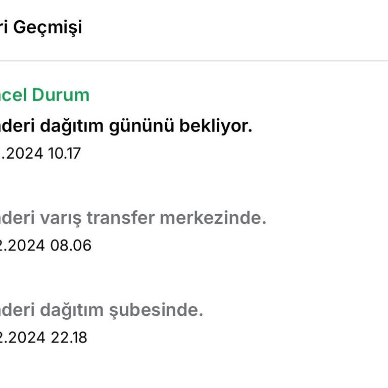 Kargo Dağıtım Sorunu Ve Acil Çözüm Talebi