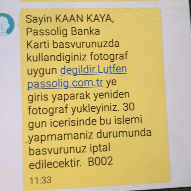 Passolig Kart Başvurusunda Fotoğraf Güncelleme Sorunu