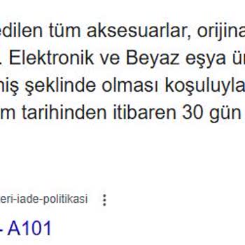 A101 Mağazasında İade Sorunu Ve Kötü Davranış