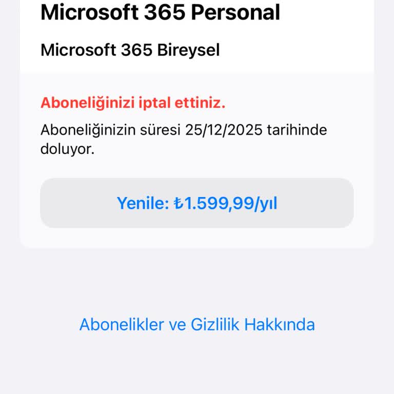 Apple Microsoft 365 Üyeliği İptal Sorunu Ve Ücret İadesi Talebi