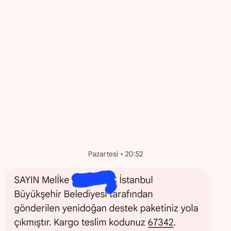 Yenidoğan Destek Paketi Teslimat Sorunu