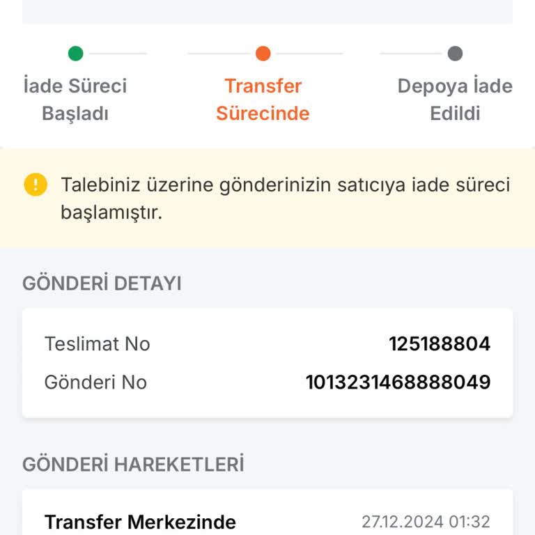 Trendyol Ekspress Kargo İade Süreci Ve Müşteri Hizmetleri Sorunu